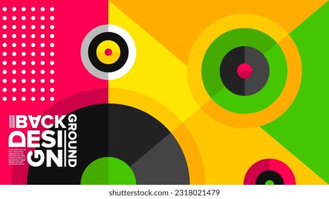fondo de afiche geométrico abstracto. estilo de portada de moda. diseño de patrones geográficos y gráficos de geometría