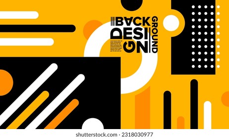 abstract geometric poster background. trendy cover style. geometry graphic and geoemetrical pattern design