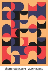 Abstrakt; Geometrisches Poster-Deckendesign