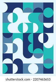 Resumen; Diseño de portada de póster geométrico
