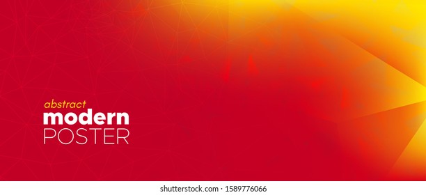 Abstract Geometric Poster. Triangular Landing Page. Red Vector Wallpaper. Gradient 3d Color Design. Gradient Geometric Pattern. Red Polygonal Landing Page. Red Abstract Geometric Flyer.