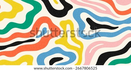 Abstract geometric posters background minimal modern shapes with art texture, Seamless print of contemporary backdrop for banners and covers, retro modern patterned paper for wrapping, vintage funky.