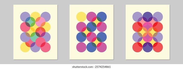 Abstract geometric posters background. Vector illustration.