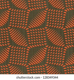 Abstract geometric print background. Seamless pattern. Vector.