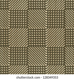 Abstract geometric print background. Seamless pattern. Vector.