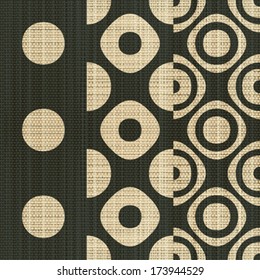 Abstract geometric print template. Seamless pattern. Vector.