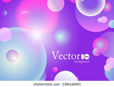 Abstract geometric proton purple background with place for text