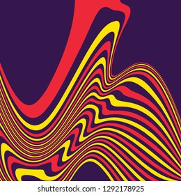 Abstract geometric psychedelic hypnotic colorful background. Composition 6