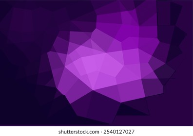 Abstract geometric purple background with light purple triangles.