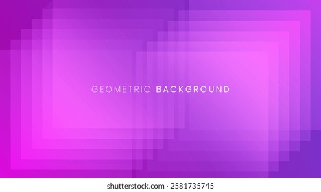 Abstract geometric purple background with triangle shape background vector