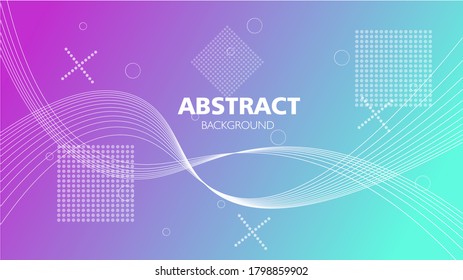 Abstract geometric purple and blue background design