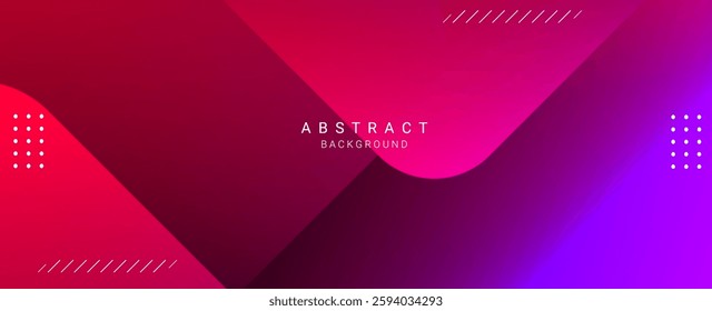Abstract geometric purple color design elegant background vector