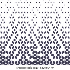 Abstract geometric purple graphic minimal halftone pattern