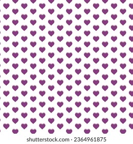 abstract geometric purple heart pattern art.