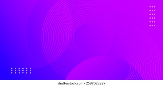 Abstract geometric purple modern stylish smooth dark banner background vector Eps10
