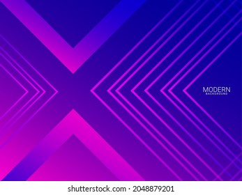 Abstract geometric purple smooth colorful modern pattern background vector