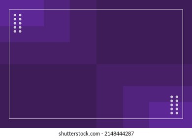 Abstract Geometric Purple Square Background