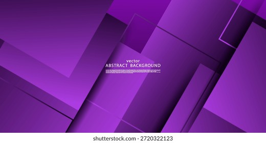 Abstractas geométrico púrpura cuadrado tema de fondo superpuesto para el Diseño gráfico. Vector eps10