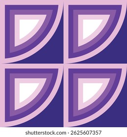 Abstrato azulejo geométrico quadriculado cor roxo e azul.