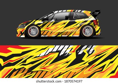 Abstrakter geometrischer Racing-Hintergrund für Vinylfolie und dekal