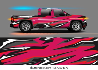 Abstract geometric Racing background for vinyl wrap and decal