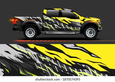 Abstract geometric Racing background for vinyl wrap and decal