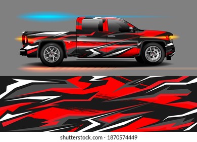 Abstract geometric Racing background for vinyl wrap and decal