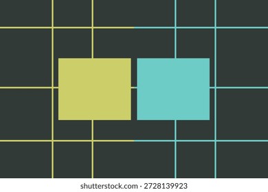 Fundo retangular geométrico abstrato. Paleta silenciosa com uma composição estática. Ideal para usos digitais decorativos: papel de parede de mesa ou papel de parede de tela, fundo de apresentação, fundo de reunião virtual e pano de fundo de webinar.