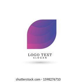 Abstract Geometric Rectangle Logo. Symbol & Icon Vector Template.
