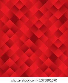 Abstract geometric red background