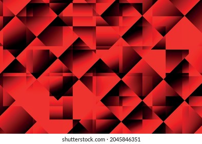abstract geometric red background, dynamic red landing page.