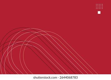 Abstractas fondo rojo geométrico