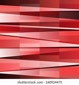 The abstract geometric red background. Vector illustration.