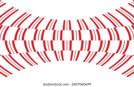 abstract geometric red big small irregular squeeze line pattern can be used background, banner, poster.
