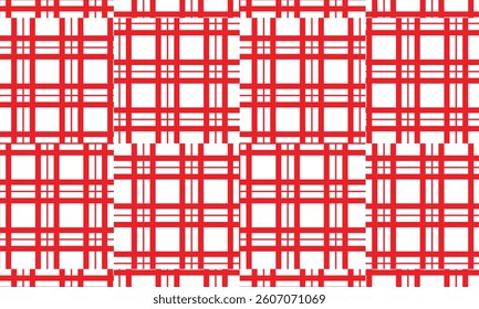 abstract geometric red big small rectangular grid line pattern can be used background, banner, poster.