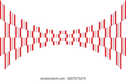 abstract geometric red big small irregular bulge line pattern art can be used background, banner, poster.