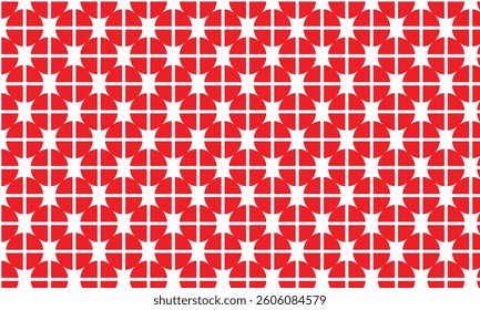 abstract geometric red circular pattern.