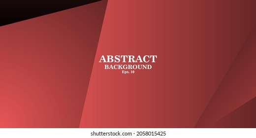 Abstract geometric red coal backgrounds were also suitable for social media, websites, banners, and posters. The red color and black color background abstract art vector.