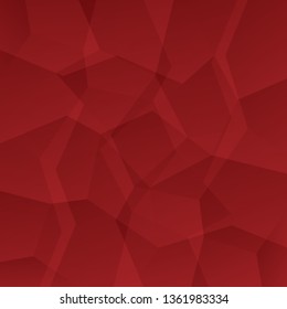 Abstract geometric red color background, vector illustration