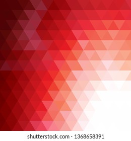 Abstract geometric red color background, vector illustration
