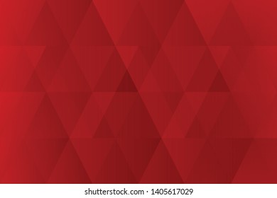 Abstract geometric red color background, vector illustration

