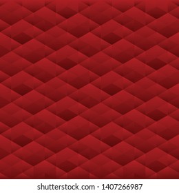 Abstract geometric red color background, vector illustration
