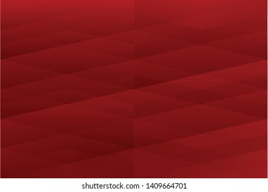 Abstract geometric red color background, vector illustration