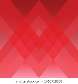 Abstract geometric red color background, vector illustration