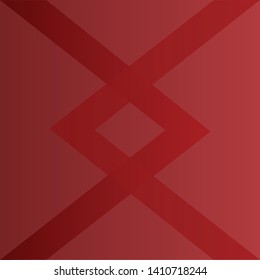Abstract geometric red color background, vector illustration