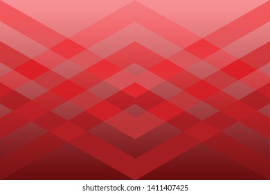 Abstract geometric red color background, vector illustration