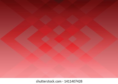 Abstract geometric red color background, vector illustration