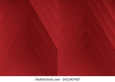 Abstract geometric red color background, vector illustration
