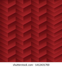 Abstract geometric red color background, vector illustration