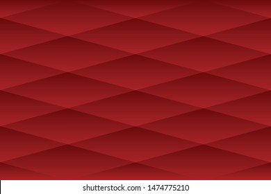 Abstract geometric red color background, vector illustration